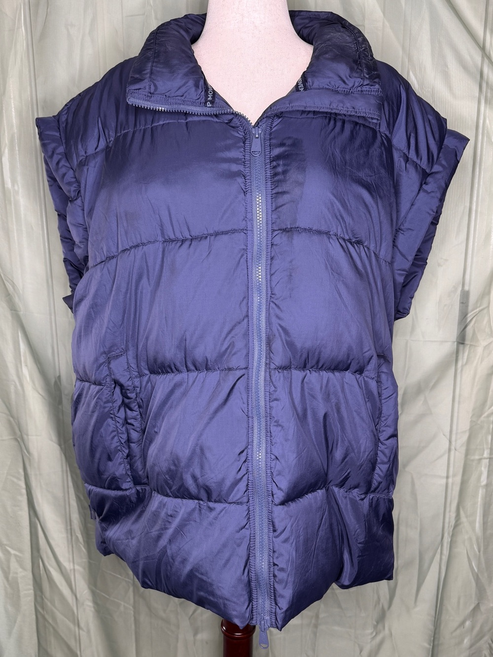 FP Movement by Free People Navy Quilted Puffer Vest